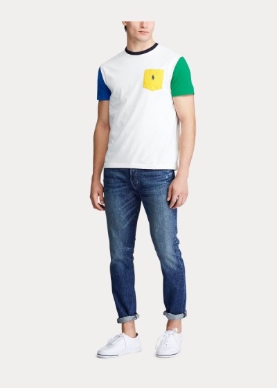 T Shirt Polo Ralph Lauren Classic Fit Pocket Homem 91437-JWQI